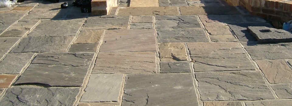 Choose from a huge range of materials from natural stone and slate to brick weave, paviors and tiling