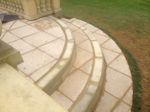 Rushden, Northamptonshire: Patio Steps leading down to the Garden