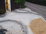 Different paviours can create borders and highlight inset features
